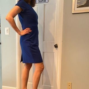 Short sleeve knit Ellen Tracy dress, lined. Size 8